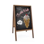 Kundenstopper Bubble Das Beste in der Stadt | Poster Format B2 Reklama Bubble Najlepsze W Miescie GOFREX.com