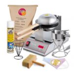 Zestaw Gofrownica Bubble Waffle + 9 elementów gofrownica bubble waffle GOFREX.com Gofrex_x-9