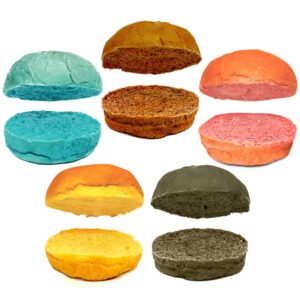 Gelato Panini Eis-Burger Brötchen 240 Stk. Mix Farben Panini Gelato Brötchen Mix GOFREX.com