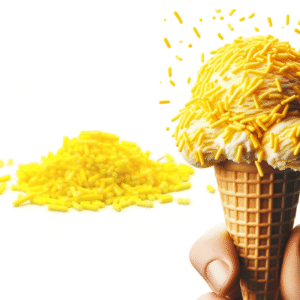 posypka bananowa | pałeczki cukrowe dekoracyjne posypka bananowa | pałeczki cukrowe dekoracyjne