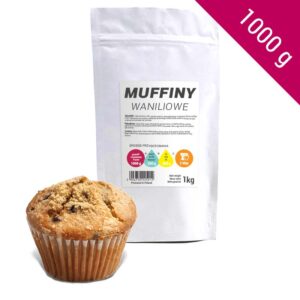 Babeczki Waniliowe | Mieszanka 1 Kg Muffiny Babeczki Waniliowe GOFREX.com