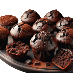 babeczki czekoladowe z kawałkami czekolady | mieszanka 1 kg