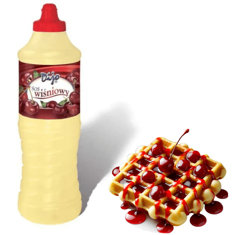 Sos de cireșe pentru înghețată, napolitane | Dijo Cherry Glaze 1L