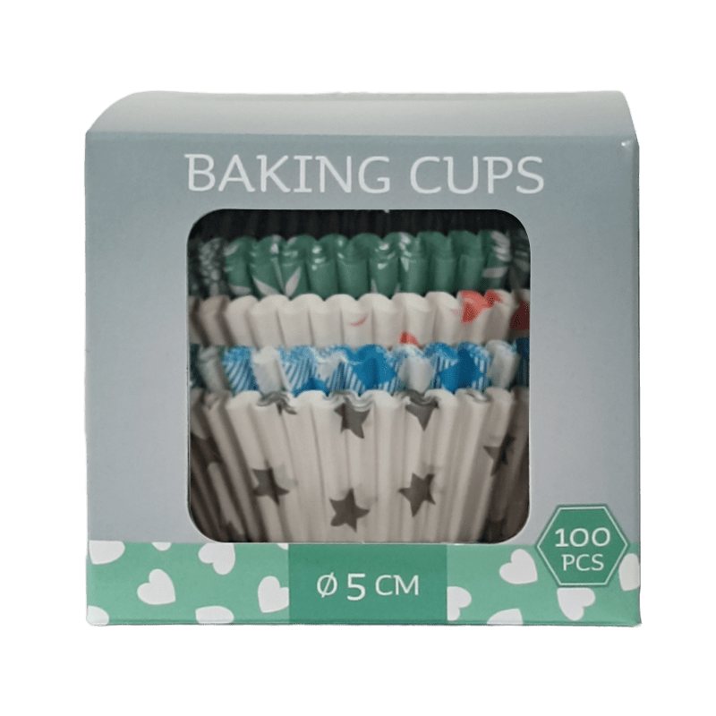 forme de hârtie pentru brioșe/cupcake | 100 buc.