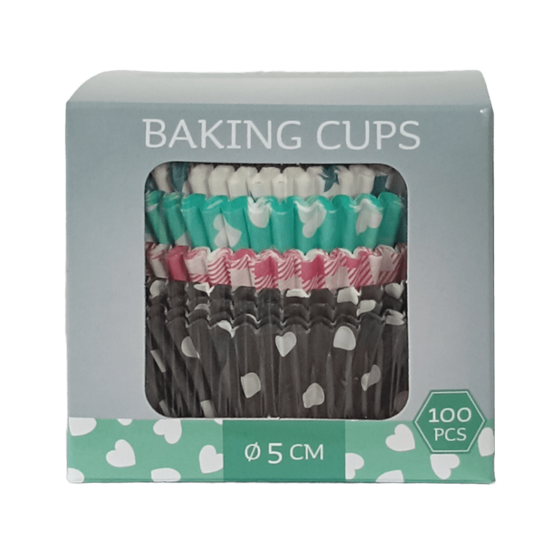 forme de hârtie pentru brioșe/cupcake | 100 buc.