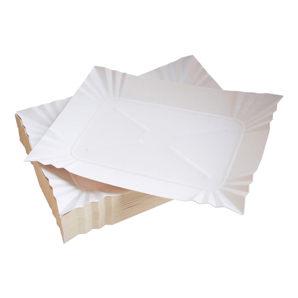 Паперові тарілки 14х20 см