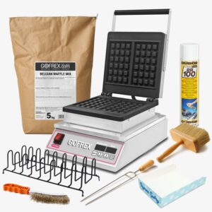 Zestaw startowy Profesjonalna gofrownica GOFREX GB-07 GOFREX.com Zestaw_gofrownica_gofrex_gb-07