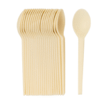 Linguri biodegradabile de 12cm din amidon de porumb